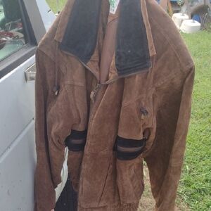 Men's Brown Suede Jacket